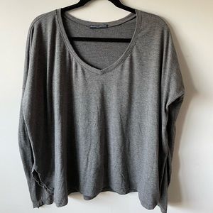 Grey Long Sleeve Brandy Melville Top